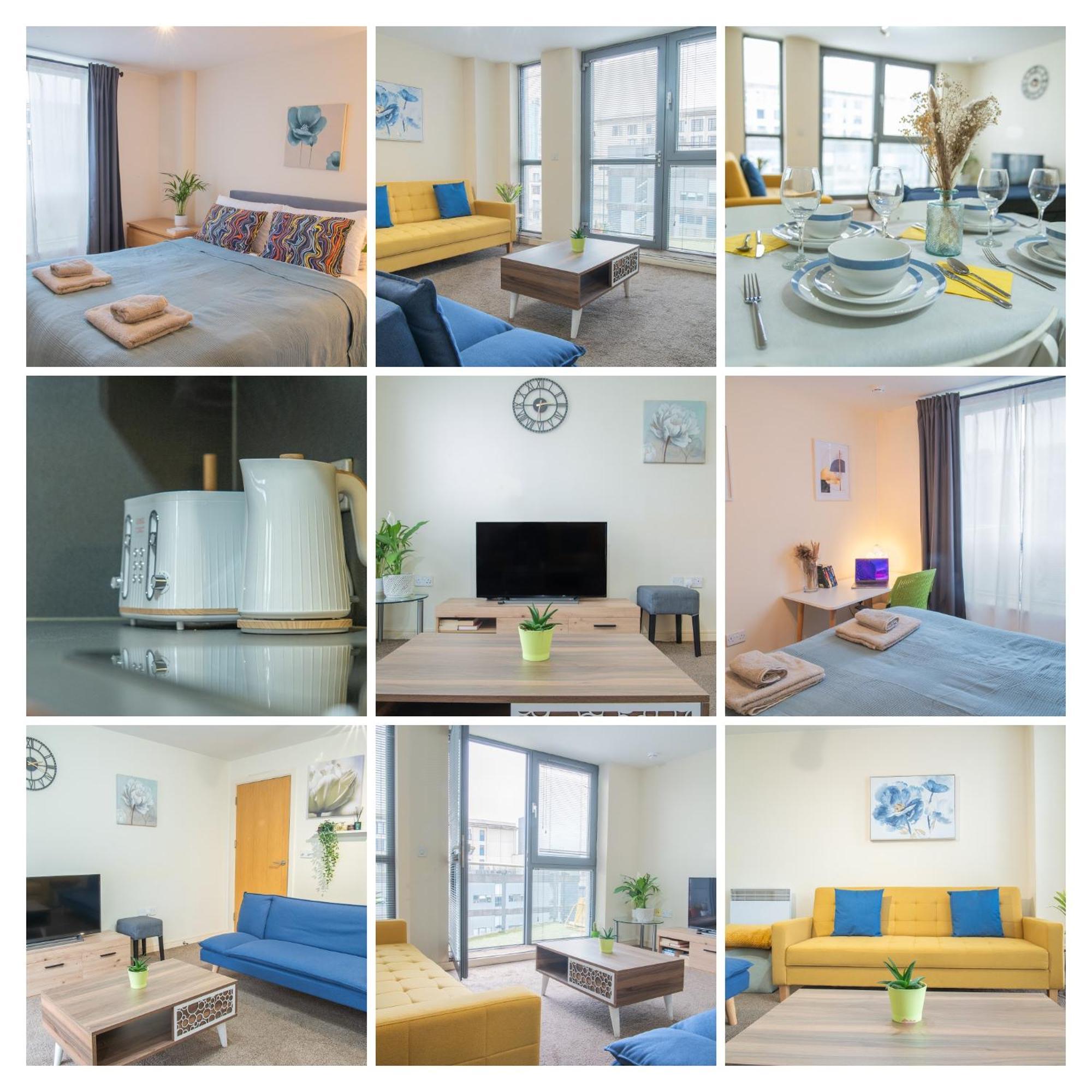 Stay In Our Stylish Flat! & Secure Building & Sleeps Up To 4 เบอร์มิงแฮม ภายนอก รูปภาพ